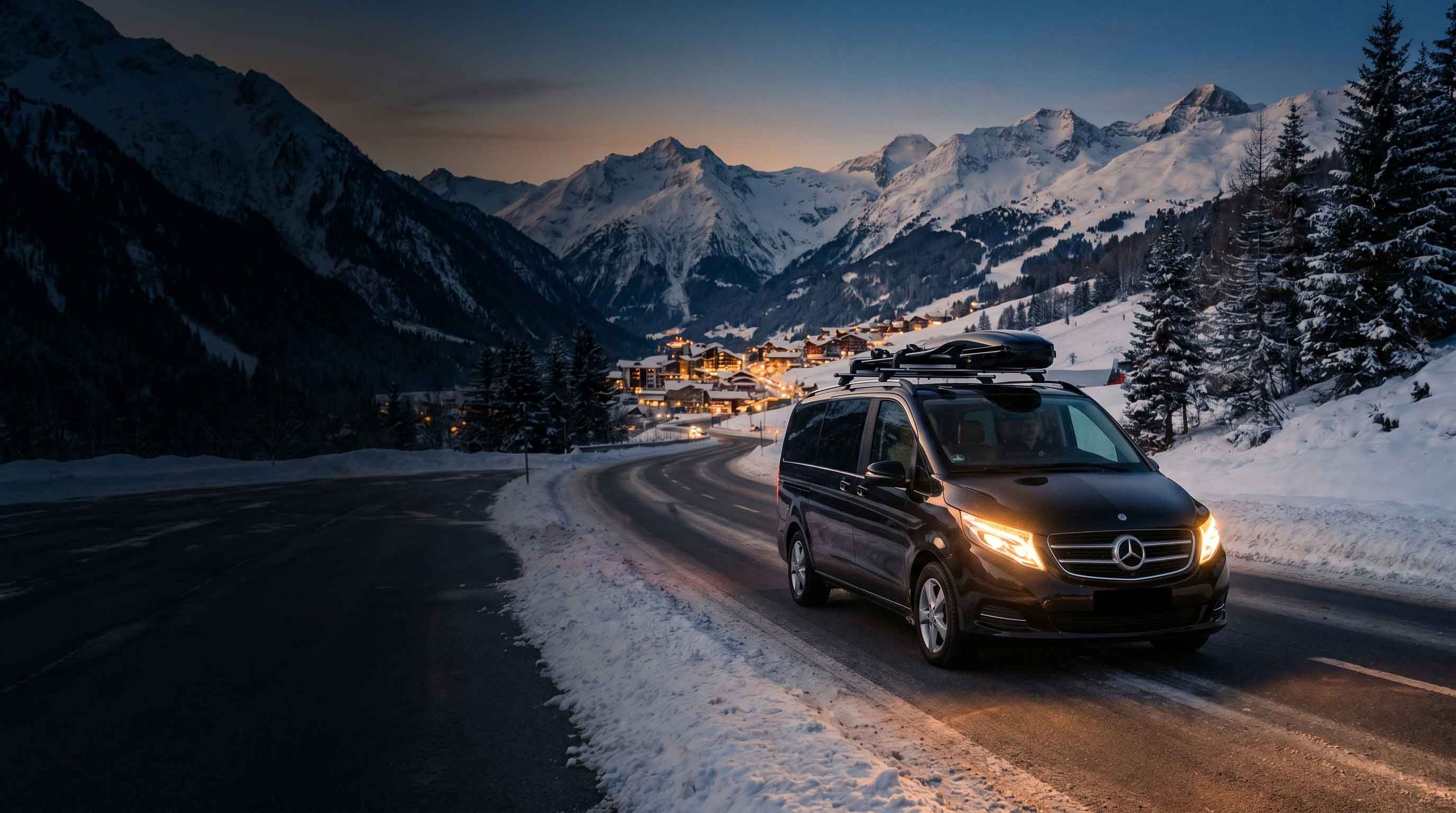 Ski-Transfer zu den Alpen-Resorts